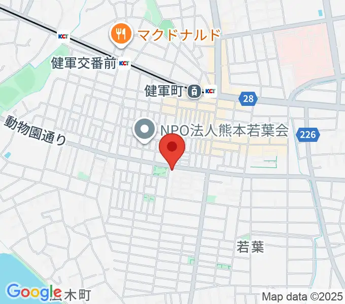カンタービレホールの地図