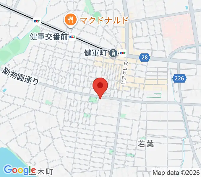 カンタービレホールの地図