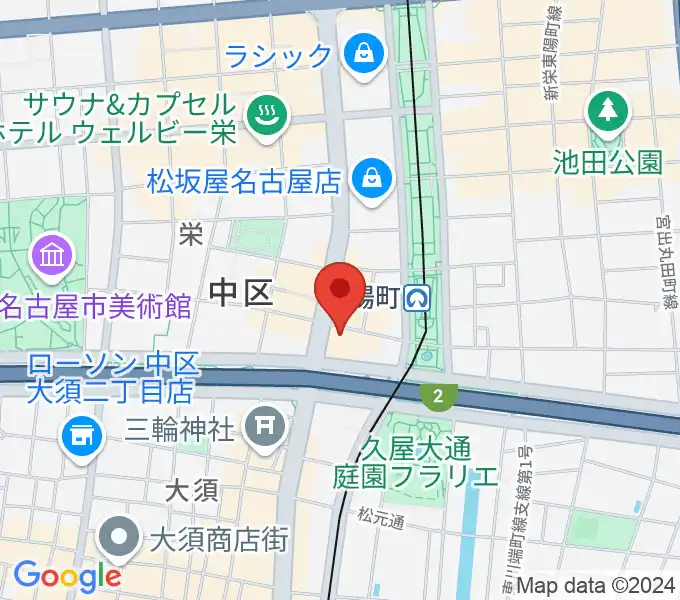 島村楽器 名古屋パルコ店  の地図