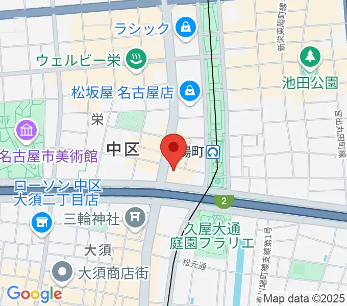 島村楽器 名古屋パルコ店  の地図