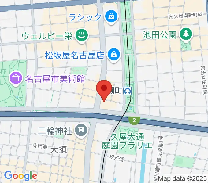 島村楽器 名古屋パルコ店  の地図