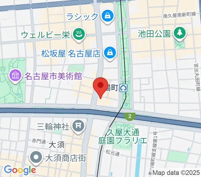 島村楽器 名古屋パルコ店  の地図