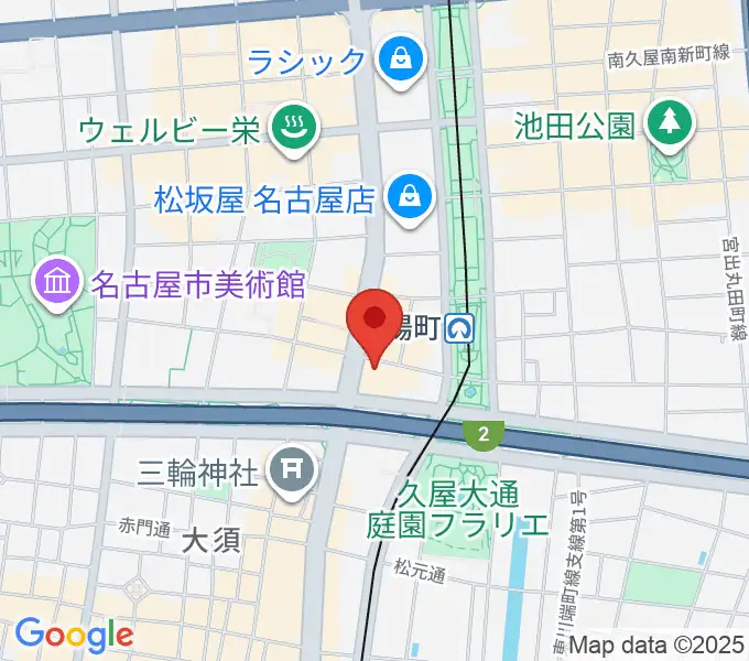 島村楽器 名古屋パルコ店  の地図