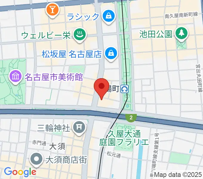 島村楽器 名古屋パルコ店  の地図