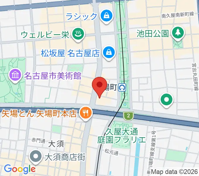 島村楽器 名古屋パルコ店  の地図