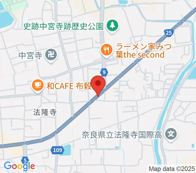 ピアノ工房ジークレフの地図