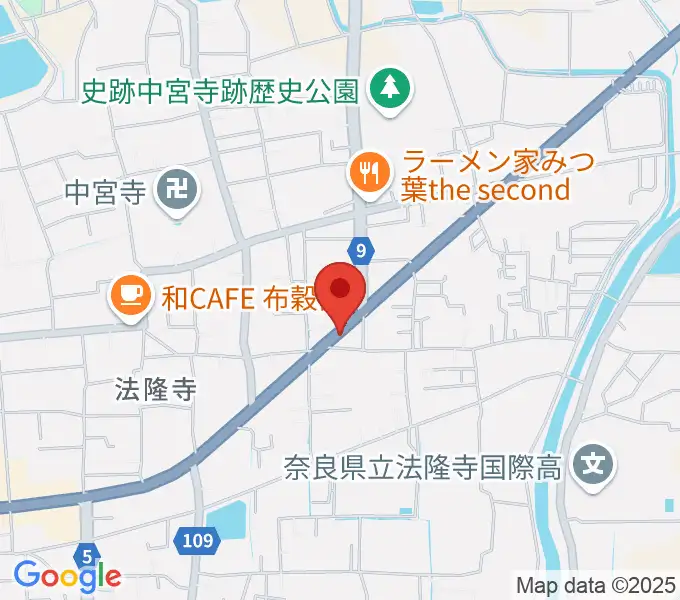 ピアノ工房ジークレフの地図