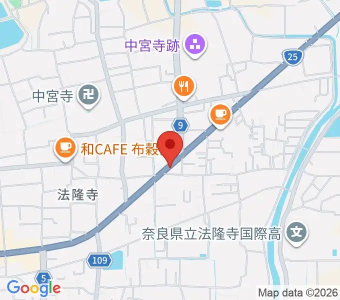 ピアノ工房ジークレフの地図