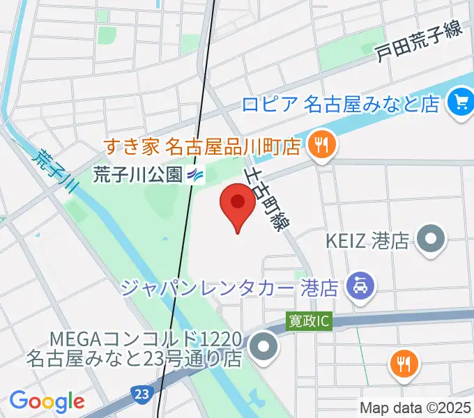 島村楽器 イオンモール名古屋みなと店の地図