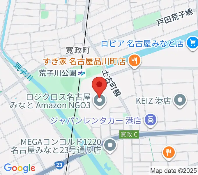 島村楽器 イオンモール名古屋みなと店の地図