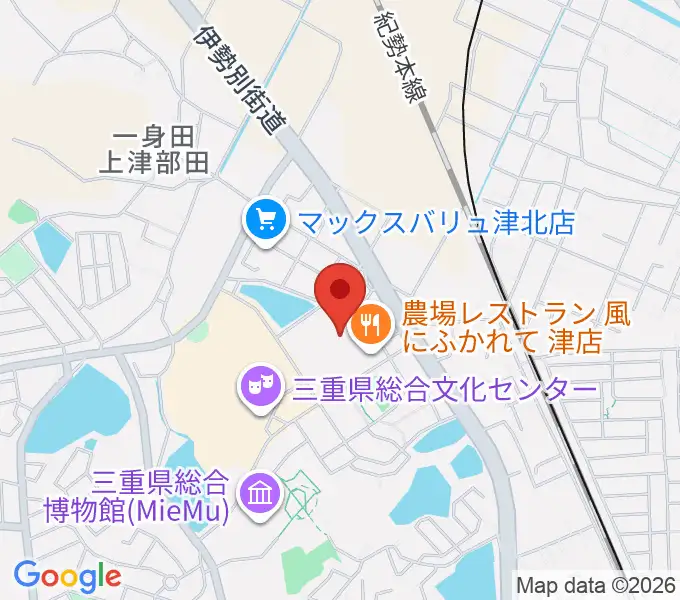 村井楽器 山の手センターの地図
