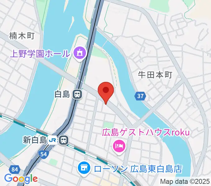 昌和楽器音楽教室の地図