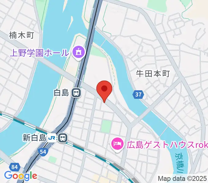 昌和楽器音楽教室の地図