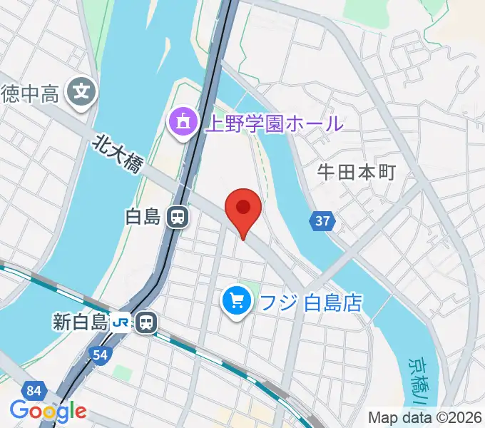 昌和楽器音楽教室の地図