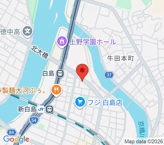 昌和楽器音楽教室の地図