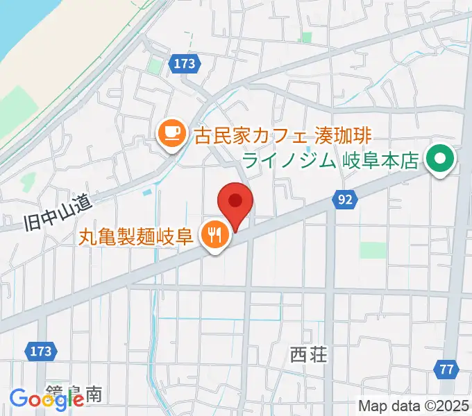 ミュージックハウスフレンズの地図