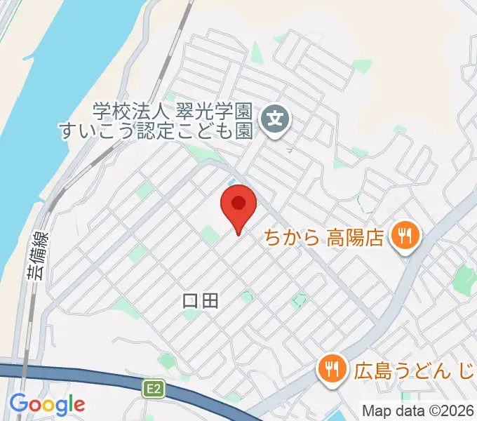 ミュージックウィング広島音楽教室の地図
