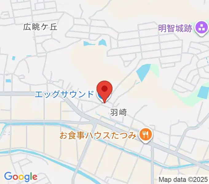 エッグサウンドの地図