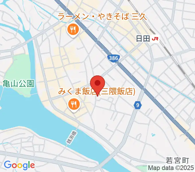 シミズ楽器 音楽教室の地図