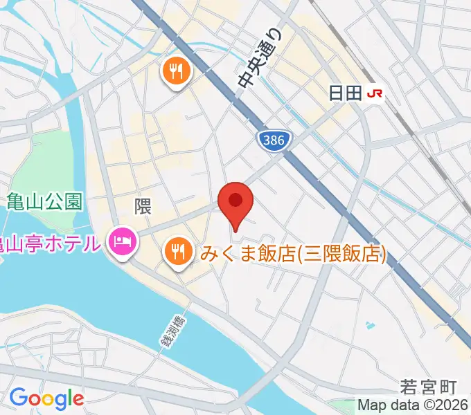 シミズ楽器 音楽教室の地図