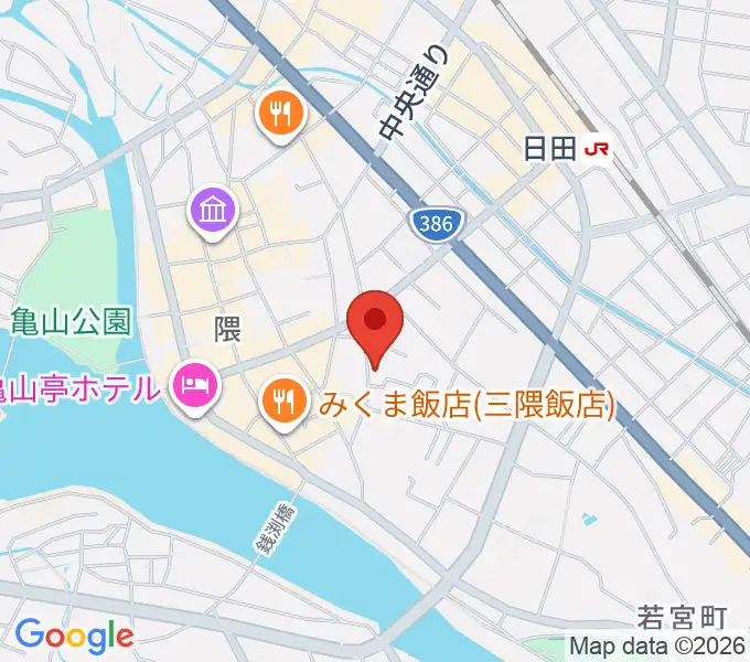 シミズ楽器 音楽教室の地図