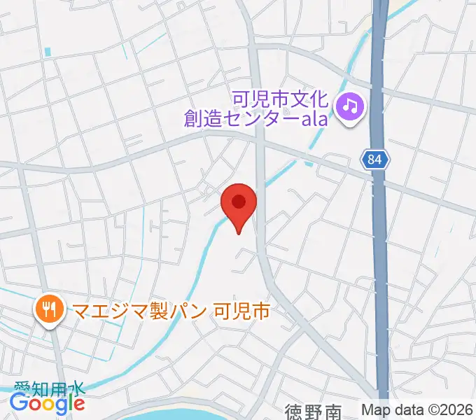 ヤイリギターの地図