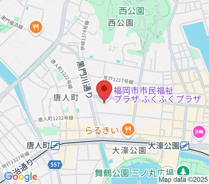 ふくふくプラザの地図