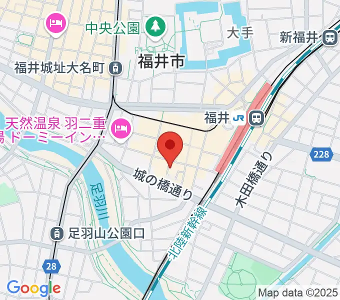 スズキ・メソード福井支部の地図