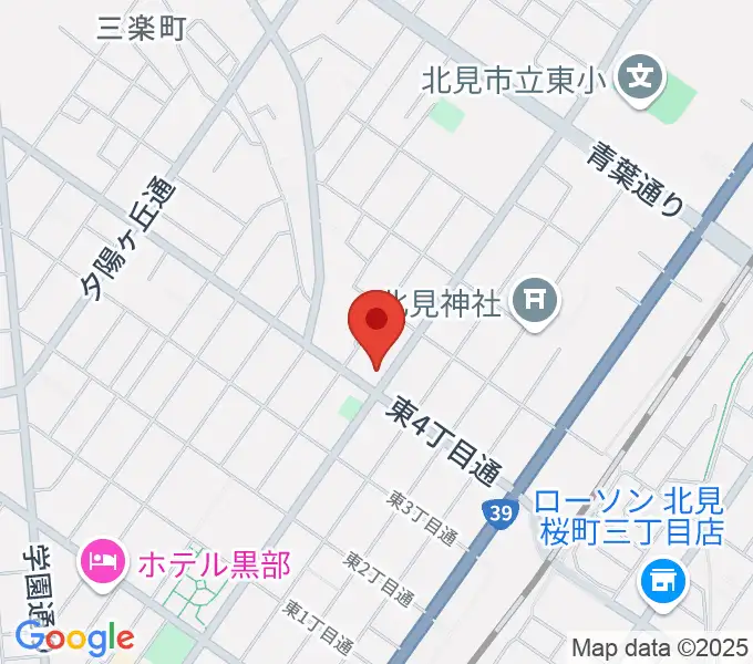 北見綜合音楽センター ヤマハミュージックの地図