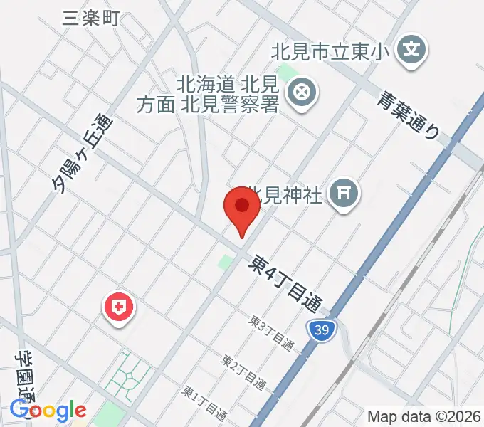 北見綜合音楽センター ヤマハミュージックの地図