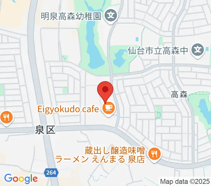 泉パークタウンセンター ヤマハミュージックの地図