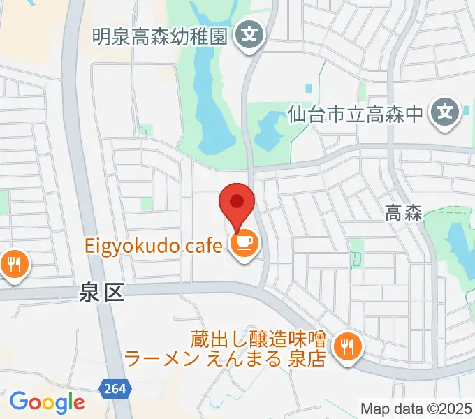 泉パークタウンセンター ヤマハミュージックの地図