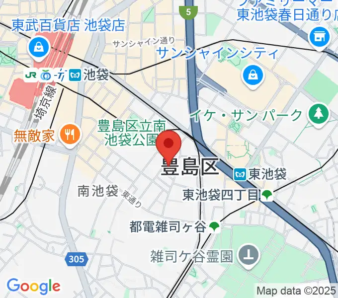 ウインズミュージックスクールの地図