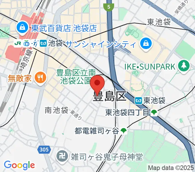 ウインズミュージックスクールの地図