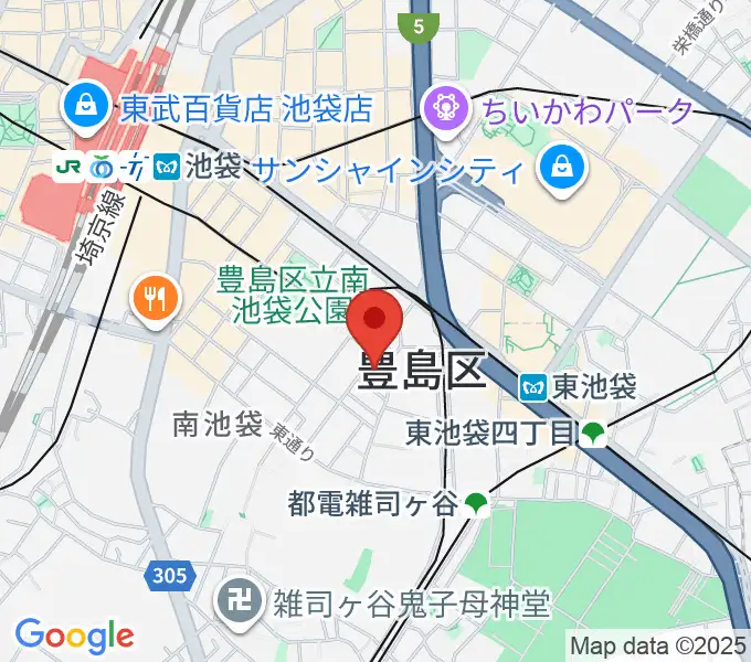 ウインズミュージックスクールの地図