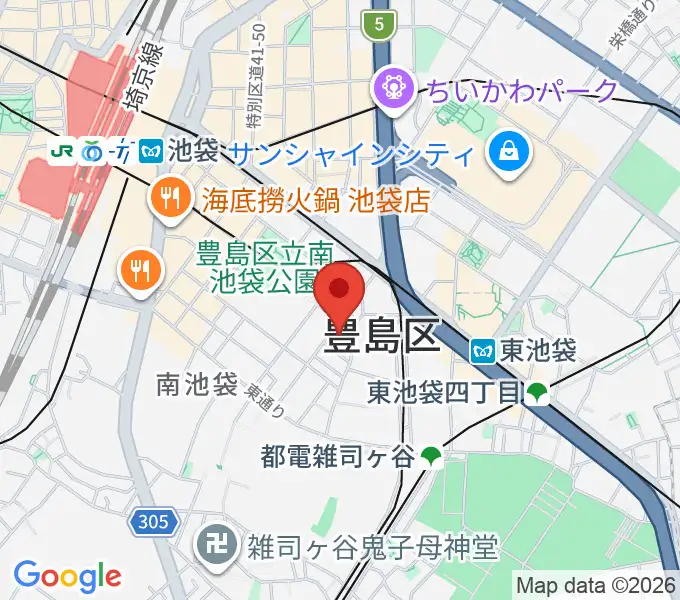 ウインズミュージックスクールの地図