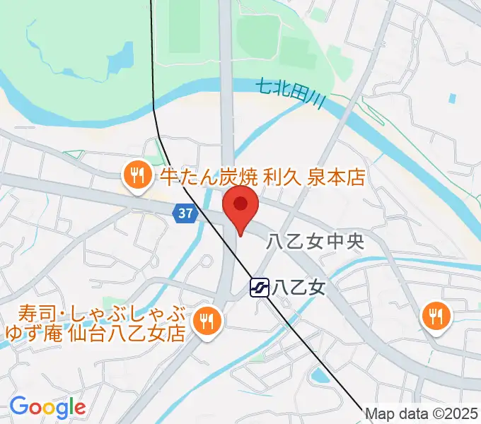 八乙女センター ヤマハミュージックの地図