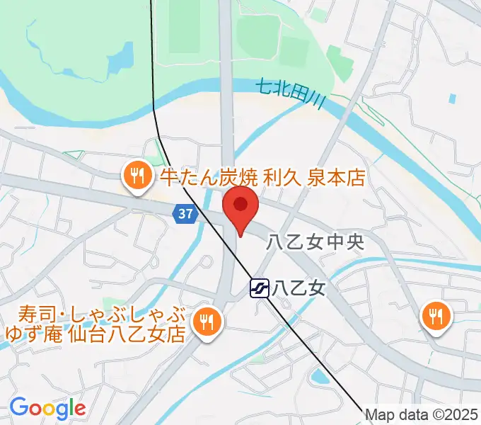 八乙女センター ヤマハミュージックの地図