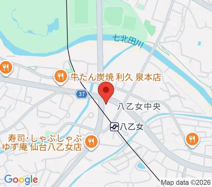 八乙女センター ヤマハミュージックの地図