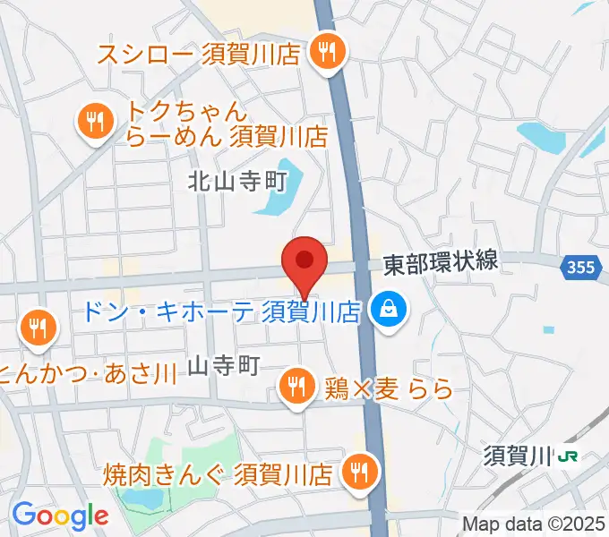 須賀川西教室 ヤマハミュージックの地図