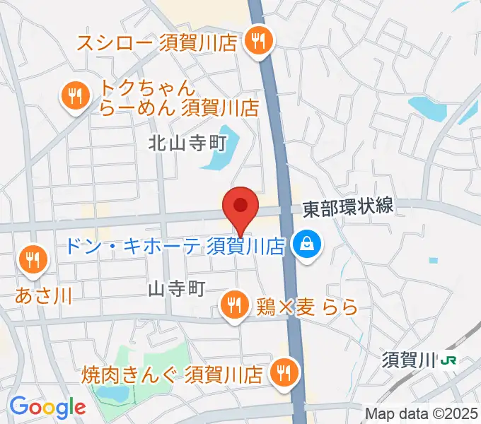 須賀川西教室 ヤマハミュージックの地図