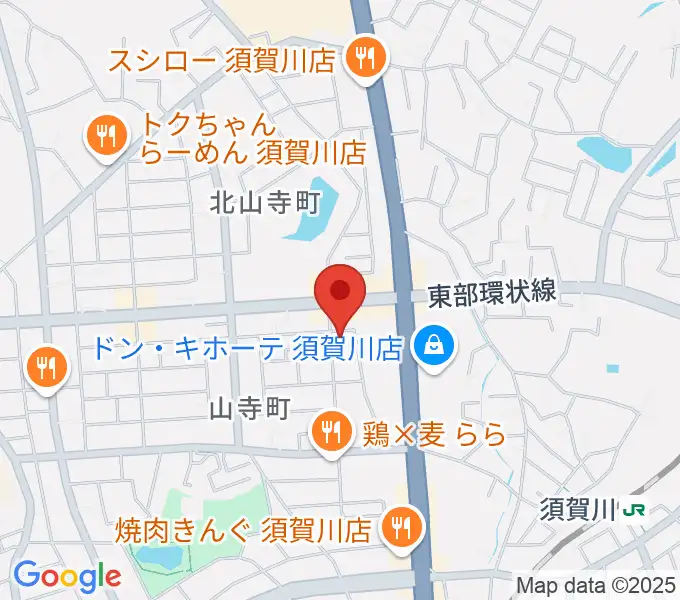 須賀川西教室 ヤマハミュージックの地図