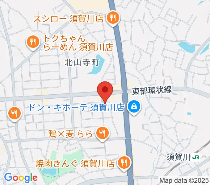 須賀川西教室 ヤマハミュージックの地図