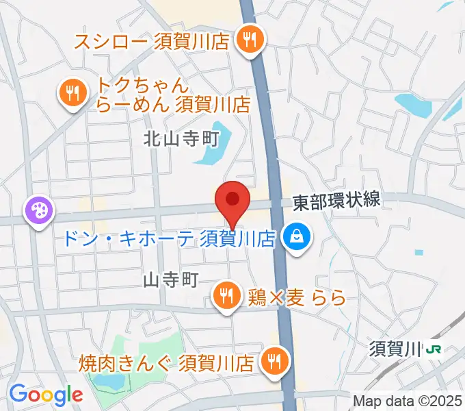 須賀川西教室 ヤマハミュージックの地図