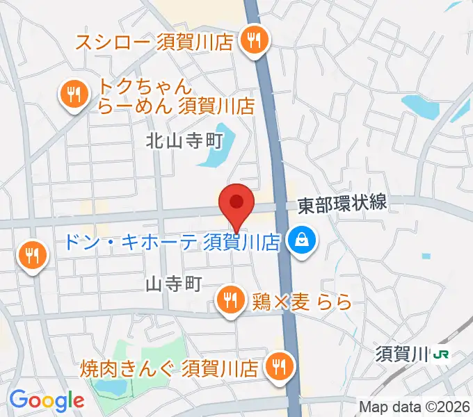 須賀川西教室 ヤマハミュージックの地図