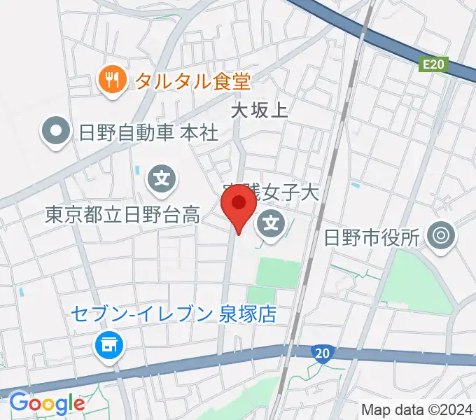 日野音楽教室BRIOの地図