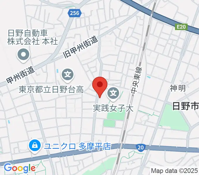 日野音楽教室BRIOの地図