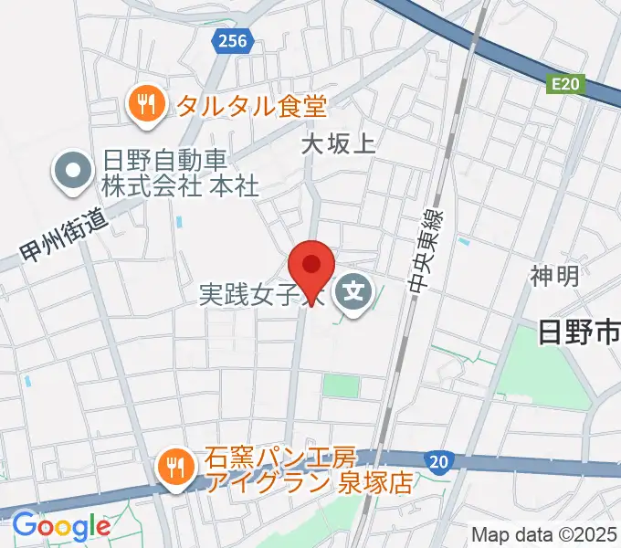 日野音楽教室BRIOの地図