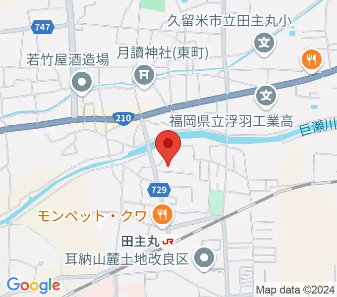 樋口のりこピアノ教室の地図