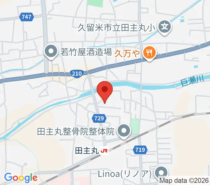 樋口のりこピアノ教室の地図